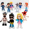 6-8pcs/set Anime Figure Style Dolls Man-eating Flower Toys Figurine PVC Anime Figures Collection Cute Toys  Christmas Gifts