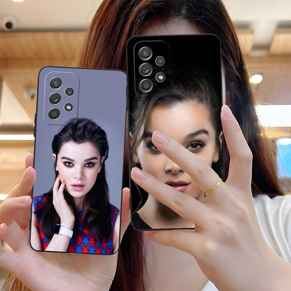 Hailee Steinfeld Matte TPU Mobile Phone Case for Samsung Galaxy M55 54 42 35 34 33 32 23 22 15 14 13 12 F55 5G Colorful Cover