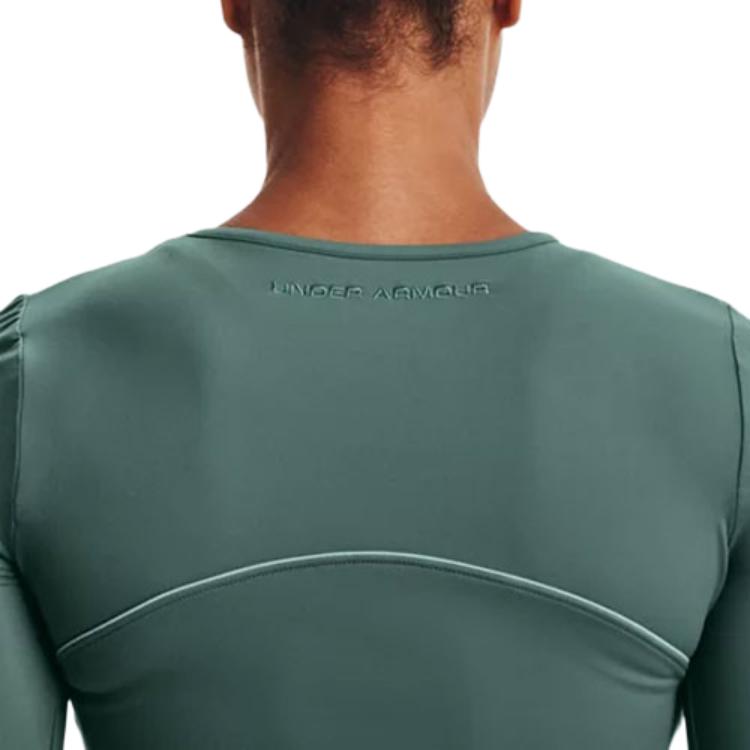 Under Armour Infused Meridian Crew Long Sleeve T-Shirt Women tops Green 1360568-370