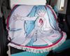 Daihatsu Hatsune Miku Round Towel Piece Big Size 120cm Rug Carpet for Excursions and Picnics (One Ver.) Life-size