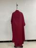 New 2022 Solid Color Swing Dress Robe Set