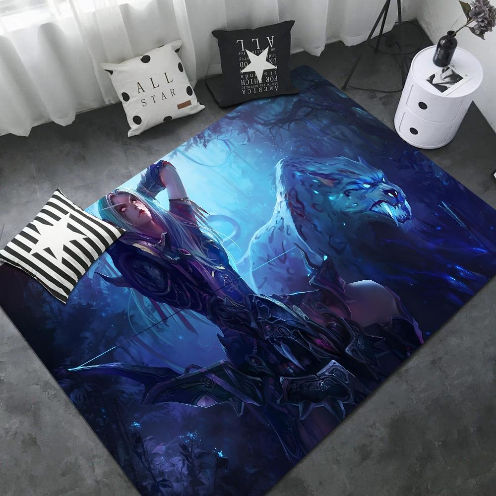 World Of Warcraft Door Mat Washable Non-Slip Living Room Sofa Chairs Area Mat Kitchen Doormat Area Rug