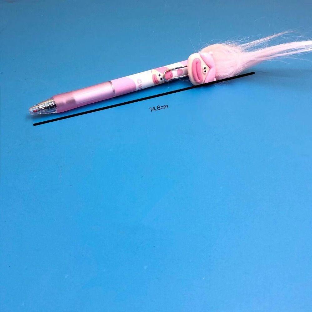 Kawaii Ugly Baby Fried Hair Neutral Pen DIY Water Pen New Sticky Fur Neutral Pen