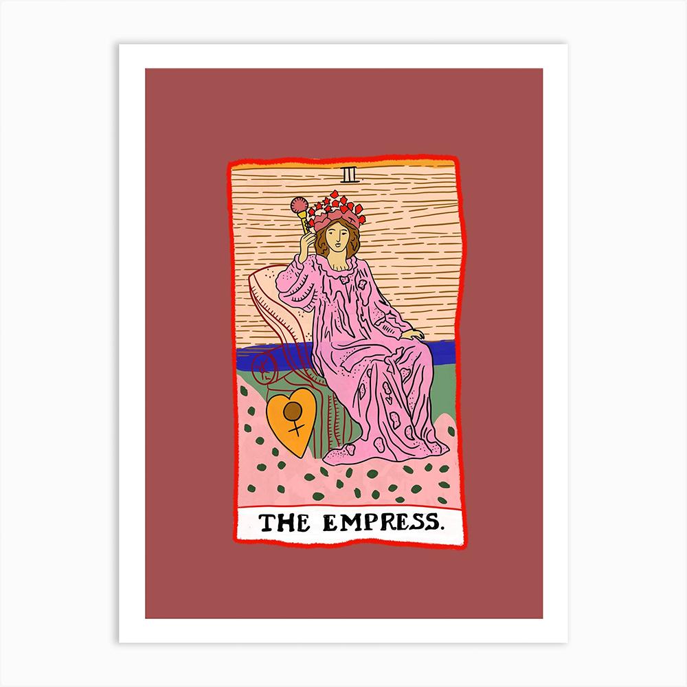 Nordic Abstract The Stars Lovers Tarot Wall Art Pictures Canvas Painting Sun Empress Priestess Posters Prints Living Room Decor