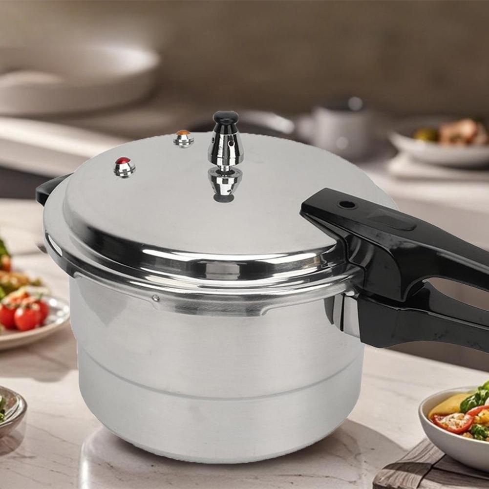 Pressure Cooker with Steaming Plate Small Pressure Cooker Household Stovetop Pressure Canner for Gas Stove Induction Cooker