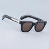 Big Square High Street Fashion Sunglasses Uv400 Designer Brand Men Classical Vintage Eyeglasses with Case