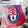 Universidad de Chile Print Flannel Blanket, High quality Comfortable for All Seasons, Home Decor, Warmth and Comfort, Perfect for Christmas Gifts