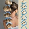 5-10Pcs Women's Style, Fashionable and Cute, Black Bow Hair Tie, Suitable for Daily Use, Recommended Gift Hair Accessories