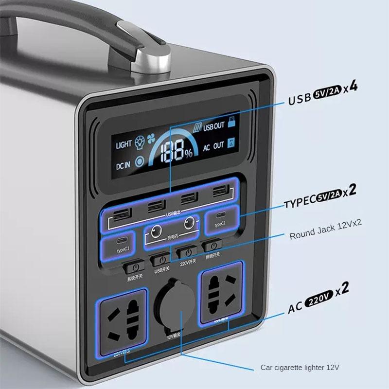 Power Up All Your Devices with High-Power Mobile Supply Outdoor 220V Portable Car High Spare Battery