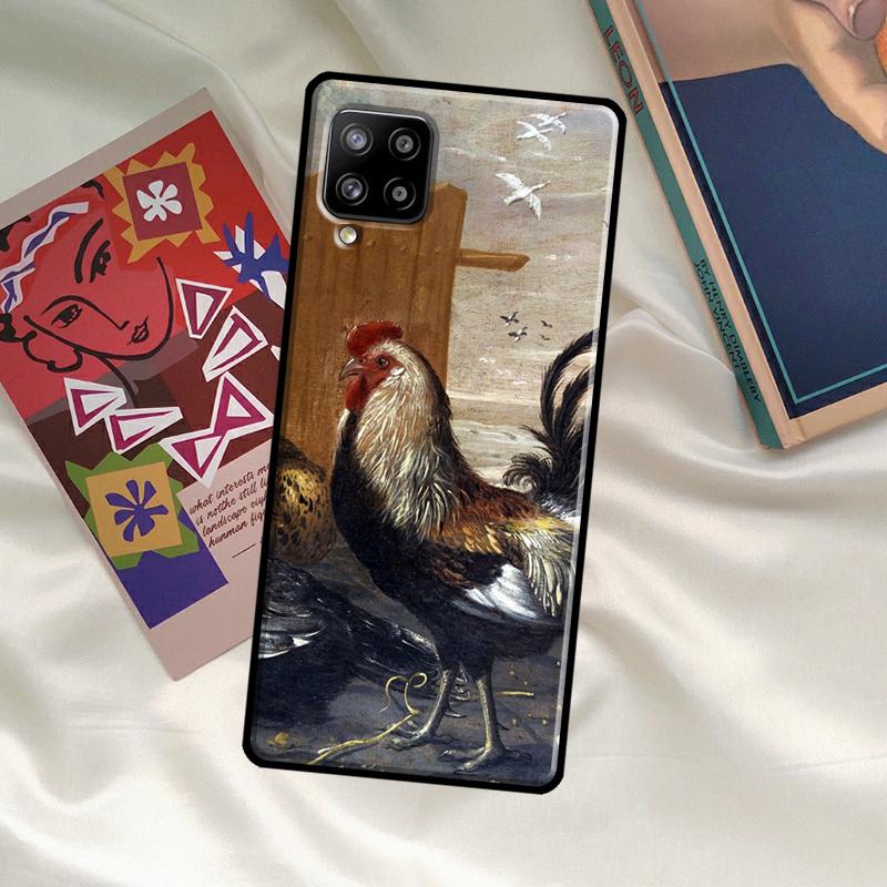 Cock Rooster Chicken Case For Samsung Galaxy A33 A13 A36 A56 A23 A52 A32 A12 A54 A34 A14 A16 A26 A53 A15 A35 A55