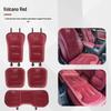 Universal Thickened Flannel Car Seat Cushion Set for All Seasons (3-Piece)