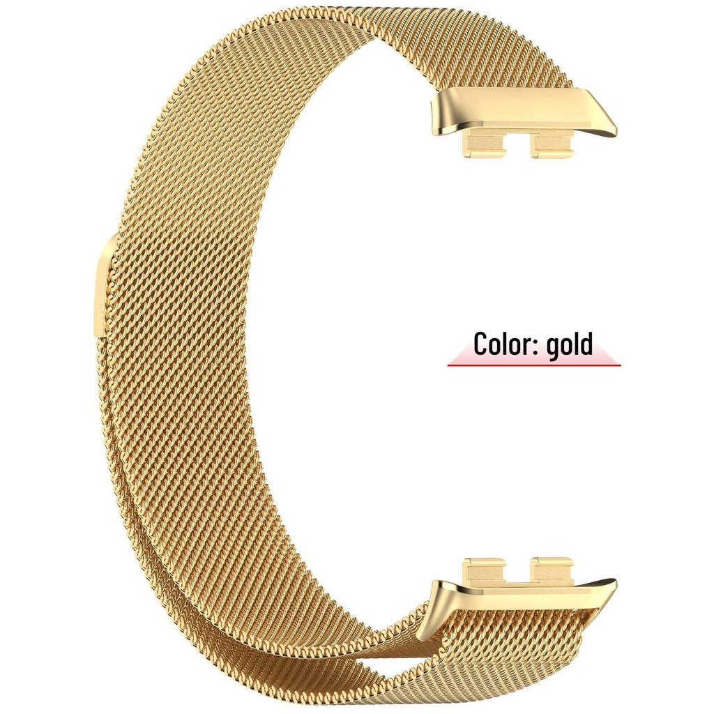 Milanese armband för Honor Band 10/9 - Metall Magnetisk Ögla