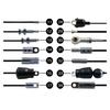 Large Flat Head Rivets Insert Joint Sleeve Connectors Nut Secure End Fittings for Fitness Equipment Adaptability