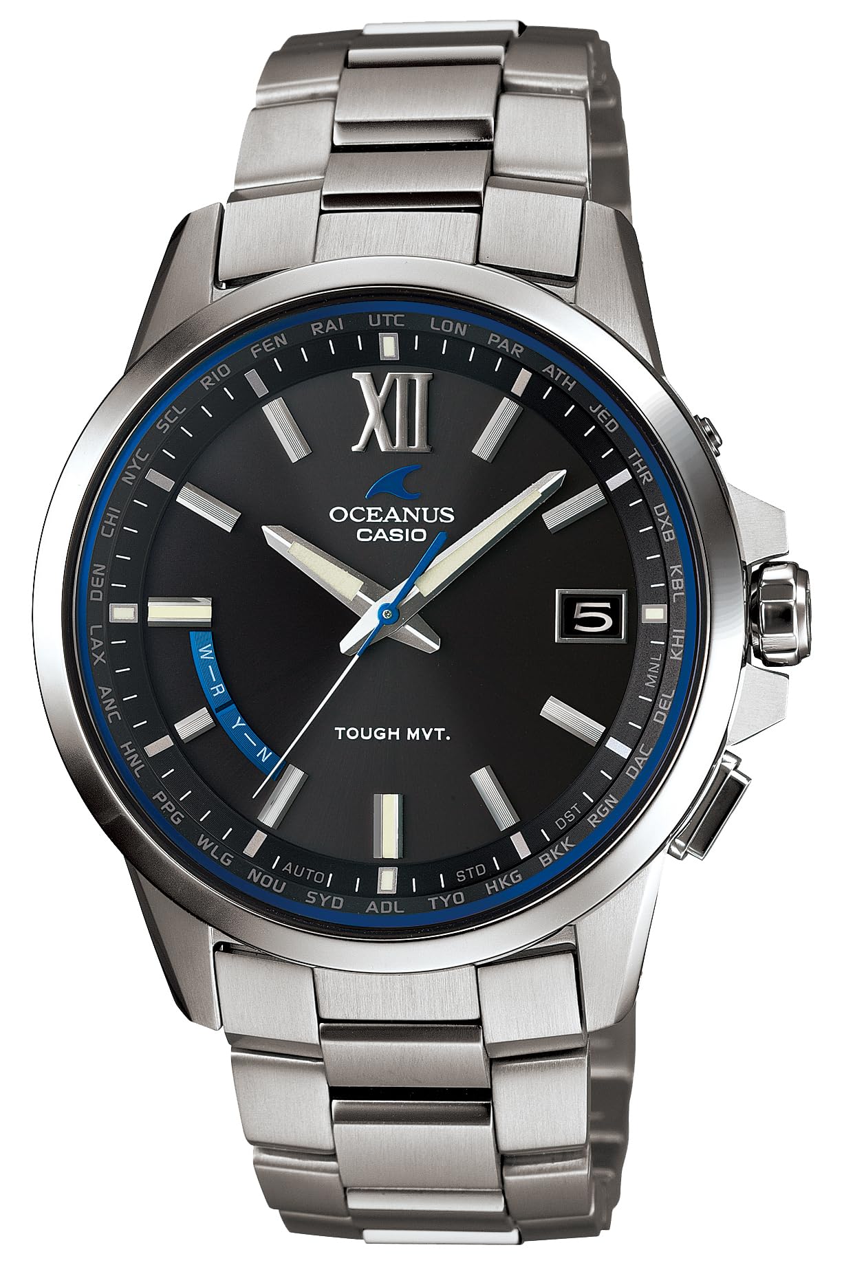 

[Casio] Годинник Oceanus [Оригінал для внутрішнього ринку] Радіосигнал Сонячна енергія OCW-T150-1AJF Сріблястий