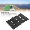 14W 5V ETFE Solar Panel Foldable Outdoor Charging Panel Dual USB Output IPX6 Black