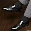 Spring new Fashionable versatile Men's Business Elegant minimalist Pointed Toe Shoes men comfortable dress shoes