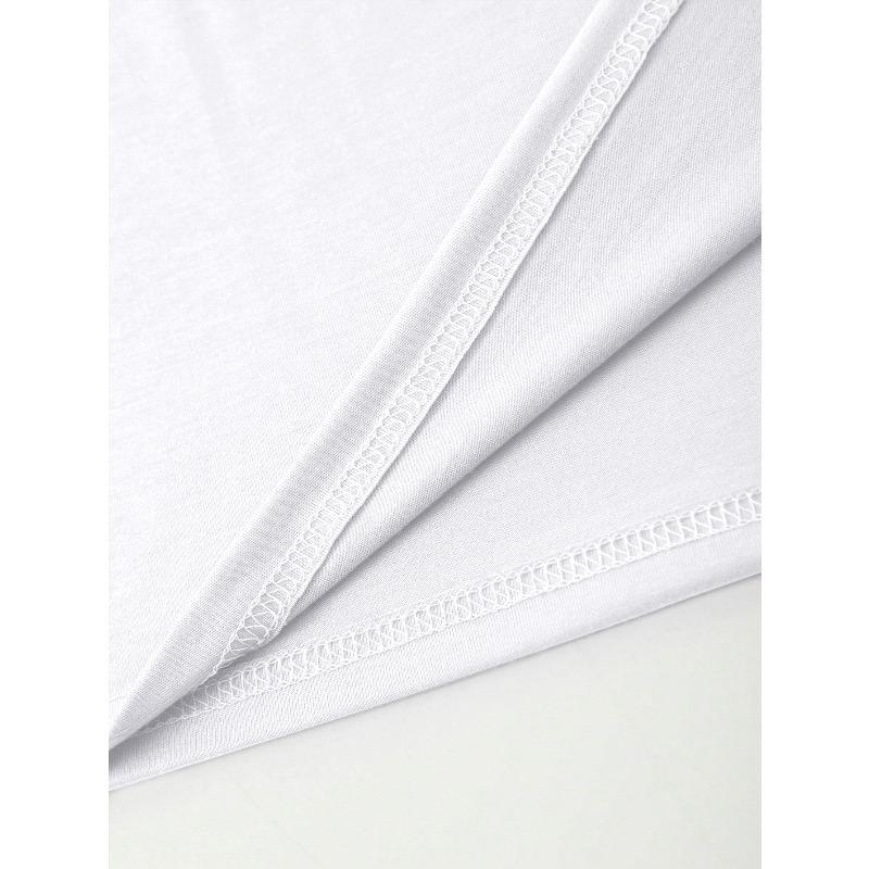 European Size Casual Angel Cross Print Short Sleeve T-Shirt for Men,Loose Fit, Crew Neck, Slight Stretch Fabric, Perfect for Summer