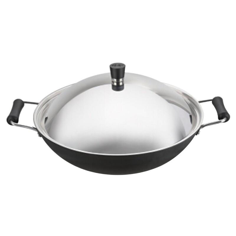 

Metier 40cm Flat-Bottom Double-Handled Wok