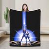 Warm Soft BlanketStudents Picnic TRONs A-Ares Bedding Throws Flannel Bedspread For Couch Chair Comfortable Sofa Bed Cover