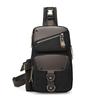 Fashionable and Versatile Sports Chest Bag, Men's Crossbody Bag, Canvas Single Shoulder Backpack, Outdoor Wear-resistant Sports Bag