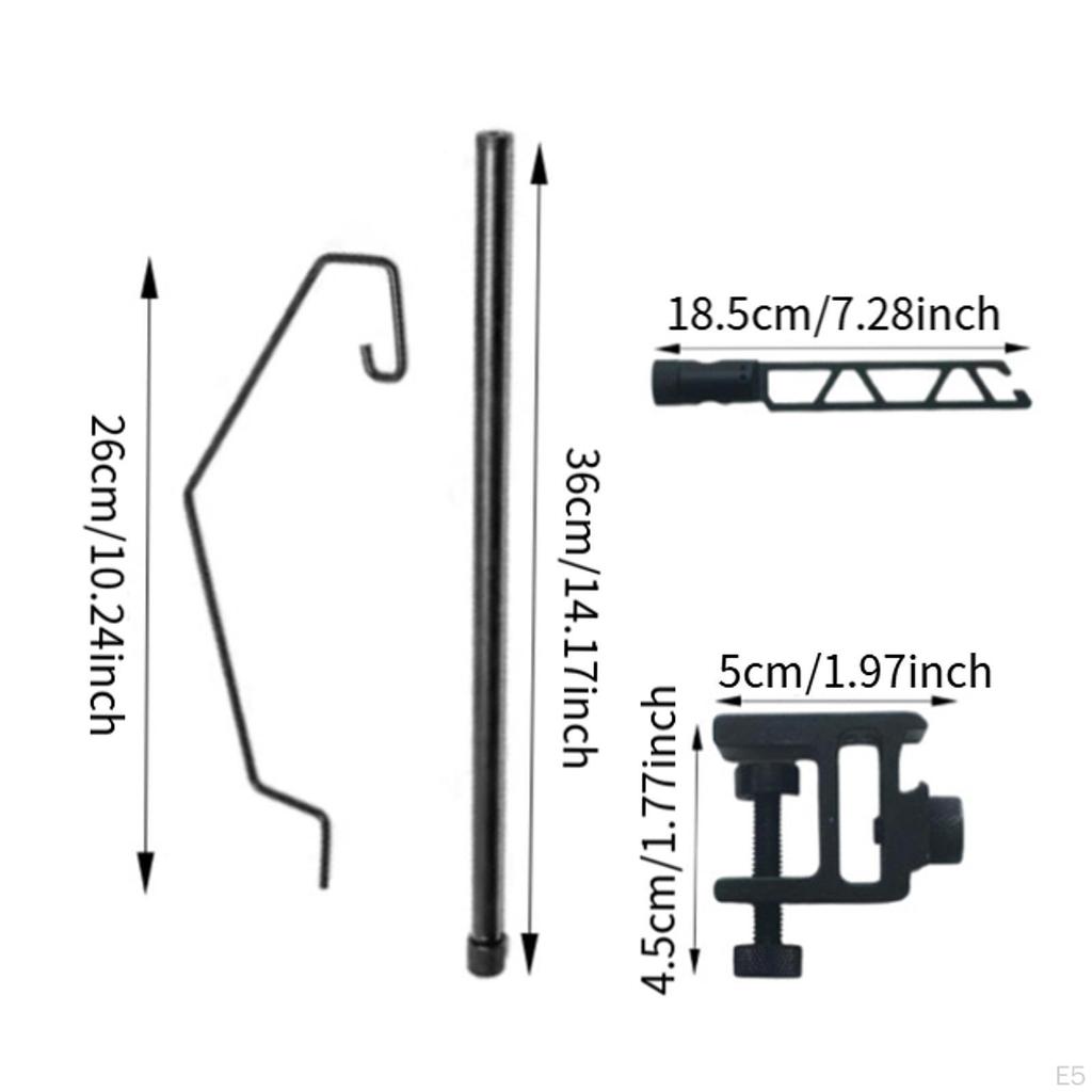 Suport Lanternă Camping Agățător Lumină Multifuncțional Detașabil Suport Lampă pentru Grătar