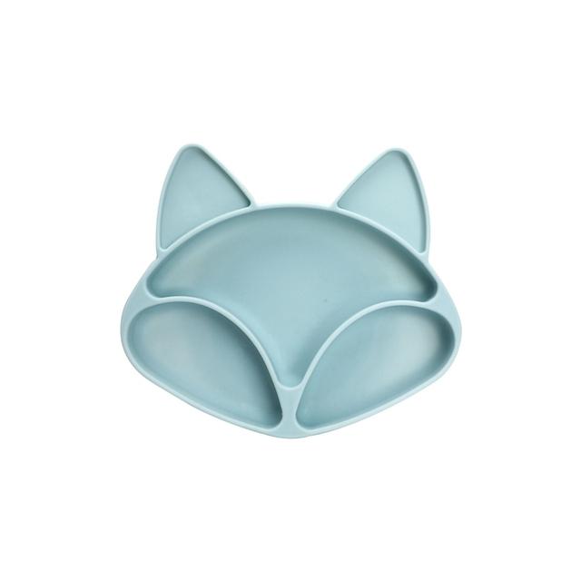 Baby Silicone Feeding Tableware Setsbpa Free Waterproof Dining Plate Bowl Spoon Fork For Newbornmicrowave And Dishwasher Safe