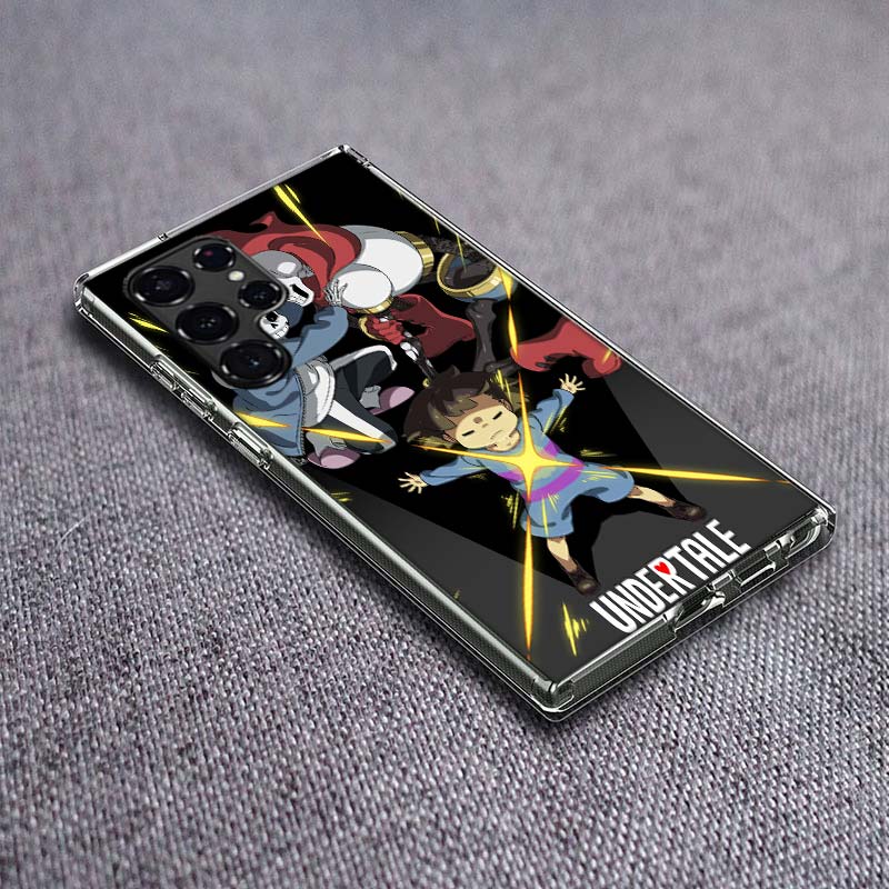 

Chapter art Undertale Phone Case For Samsung Galaxy S24 S23 S21 S20 FE S22 S26 Ultra S25 Edge S10 Plus Cover Clear TPU Capa Shel Samsung S24