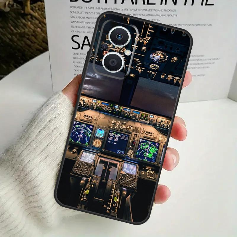 Flight Instruments Case For OPPO Reno 8T 4Z 5Z 8 10 11 Pro 4 5 6 7 Lite OPPO Find X6 Pro X3 X2 X5 Lite Cover