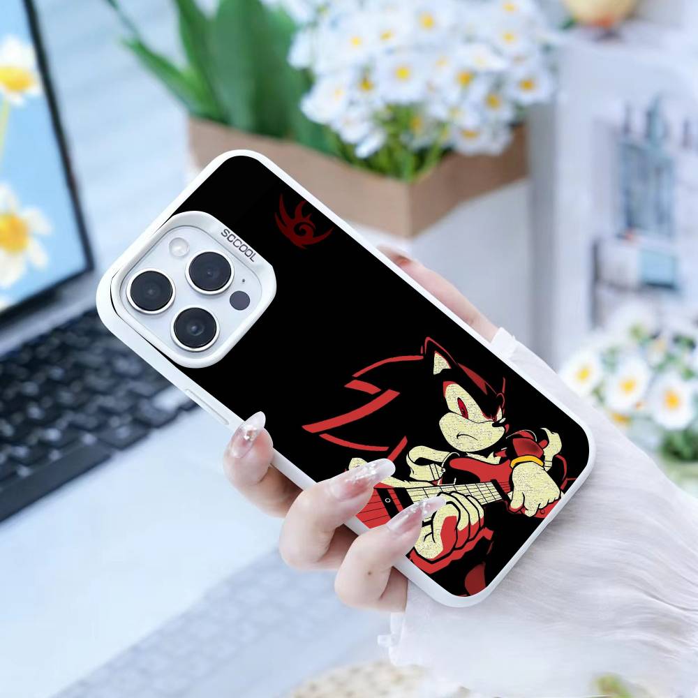 G-Shadow the Hedgehog Phone Case For iPhone 17,16,15,14,13,12,Pro MAX Black Matte Shockproof Cover