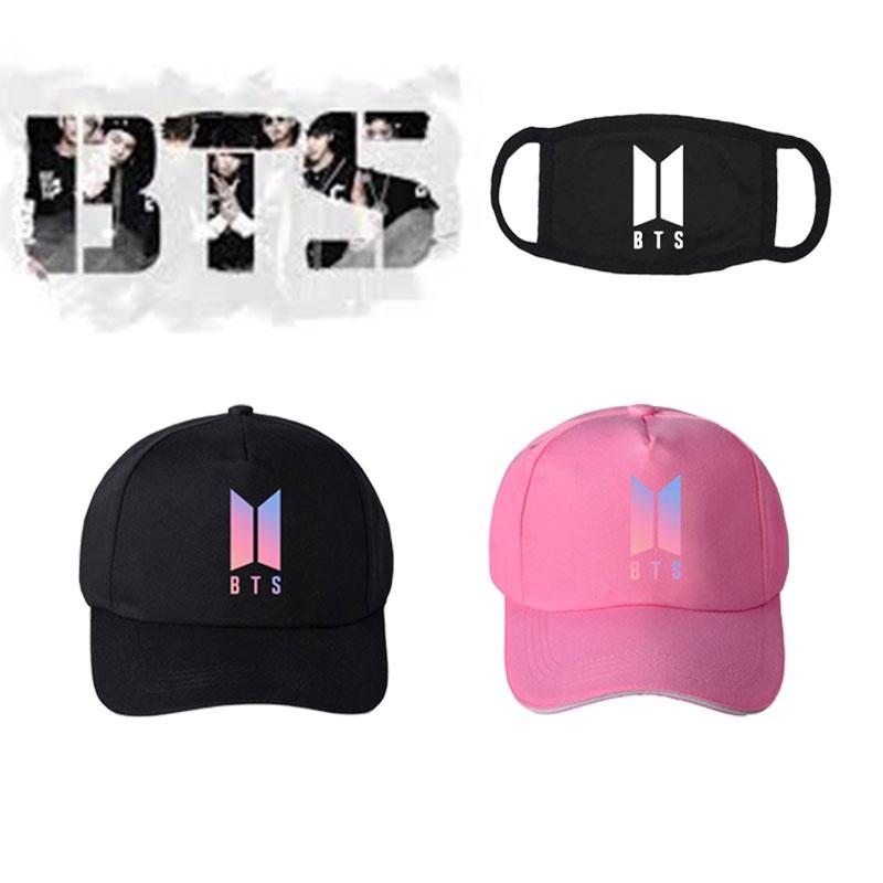 Bts Kpop Bangtan Boy Baseball Cap Mask Suga Jungkook Jimin Jin V Gift Adjustable
