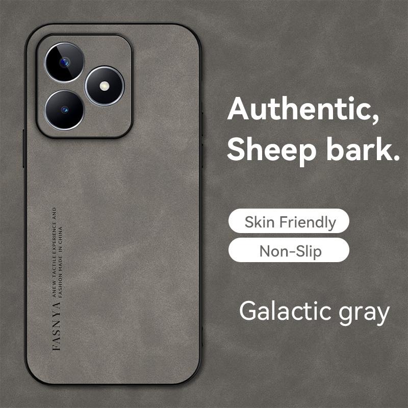 For Oppo Realme C53 Case 6.74''  Luxury Matte Leather Shockproof Phone Case for Opo Appo Realme C53 4G RealmeC53 C 53 Back Cover