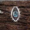 Sky Blue Topaz Gemstone 925 Sterling Silver Jewelry Handmade Ring Gift for Wife RR-6-8