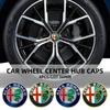 Car Tyre Wheel Center Hubcap Badge Protect Sticker For Alfa Romeo STELVIO Giulia 159 Giulietta 147 Mito 156 MTO Car Accessories