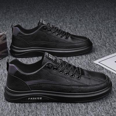 Men Leather Casual Shoes Spring Summer Waterproof Comfortable Sneakers Loafers Running Shoe Designer Brand Male Tennis Flat Shoe