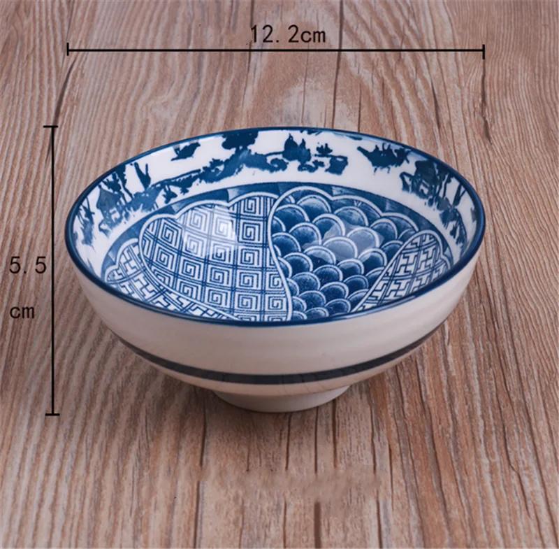 Japońska domowa ceramiczna miska na ryż miska na zupę z makaronem miska na deser Koreańska miska na lody kreatywna retro zastawa stołowa miski w kształcie kapelusza zero waste