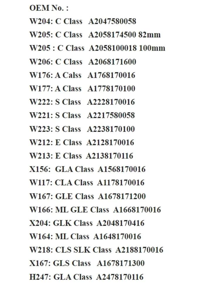 Pro Mercedes Benz 3D ABS Černý Hvězdný znak na zadním kufru Pro Mercedes Benz W203 W204 W205 W212 W213 W176 W177 W222 W223 W117 W246 X15