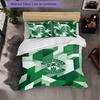 Biancheria da Letto a Tema Hibernian FC Set 3 Pezzi Copripiumino Biancheria da Letto Decorativa Per Stanza Adolescenti Decorazione Casa
