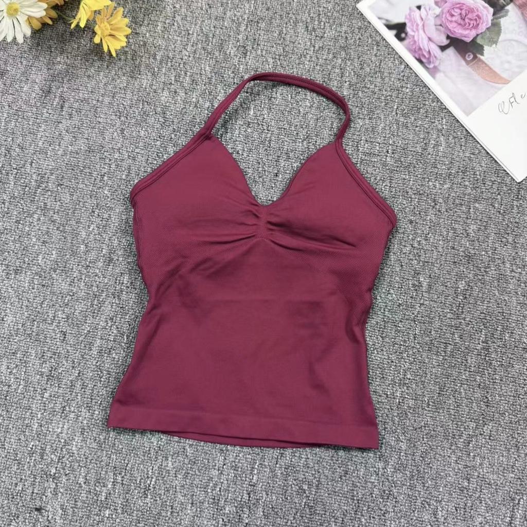 Women's tank tops shapewear fit sexy body shaper yoga fitness sportwear