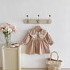 Toddler Girls' Light Jackets & Stylish Retro Bow-Tie Lace Collar Princess Dresses for Autumn & Spring