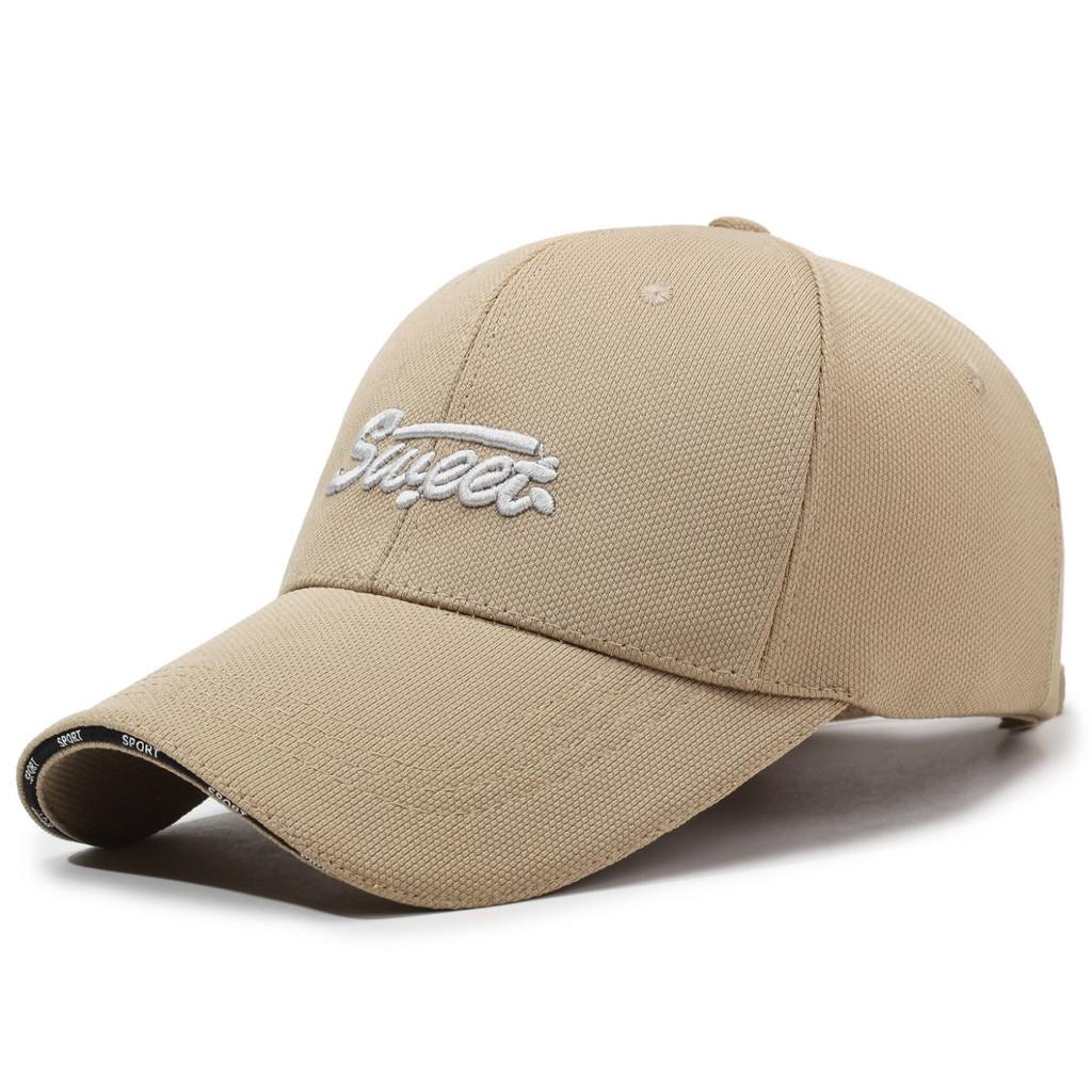 Embroidery Sweet Letter Baseball Cap Sun Protection Breathable Gift Outdoor