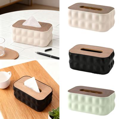 Tissue Box, Modern Napkin Holder Case, Rectangular Organizer for Bedroom, Car, Home, Bedside