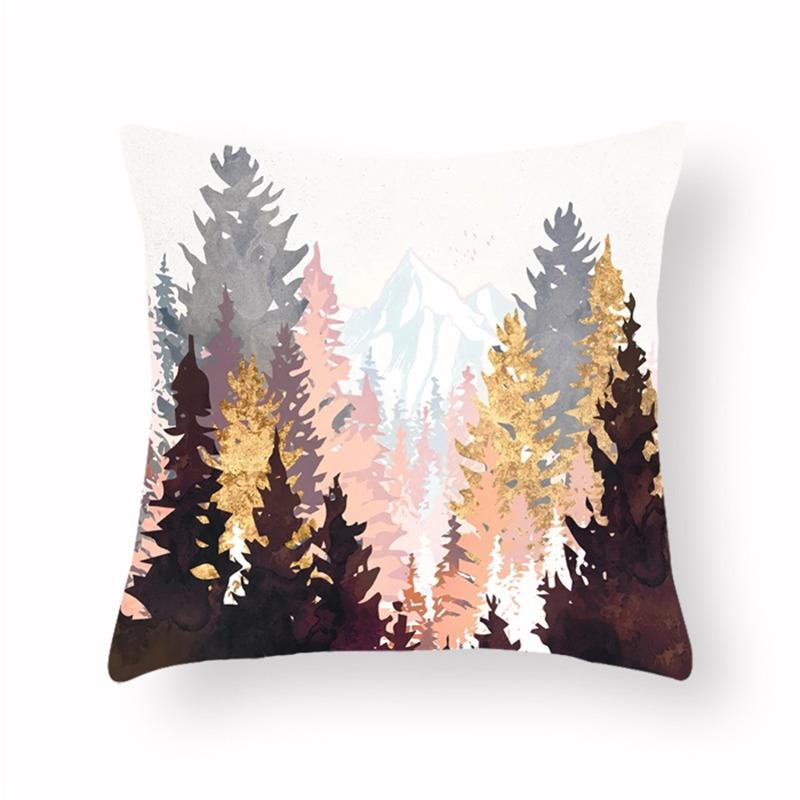 Abstract Sunrise Scenery Pillowcase Dormitory Decoration Office Living Room Sofa Home Pillowcase