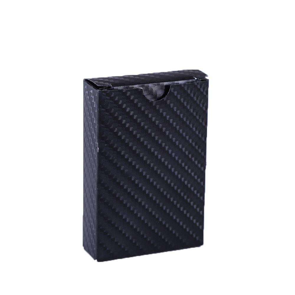 A Deck of Playing Cards 2 Styles of Plastic with Golden Laminate Washable Creative Black and Gold Water Repellent Magic Cards