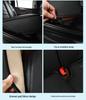 Four Seasons Universal Cartoon Leather Car Seat Cover - Odorless, Full Surround, for Five-Seat Cars.