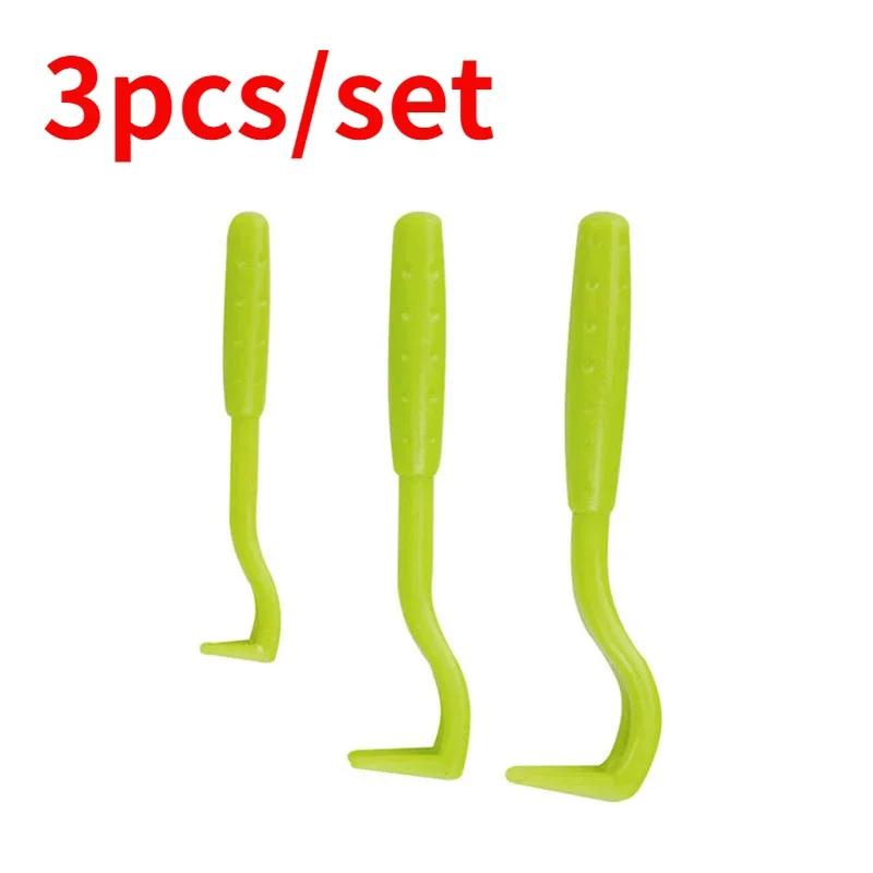 

Набор инструментов для удаления клещей для собак, кошек и людей – Пластиковый съемник и захват для клещей 3 размеров для безопасного и легкого удаления зелёный