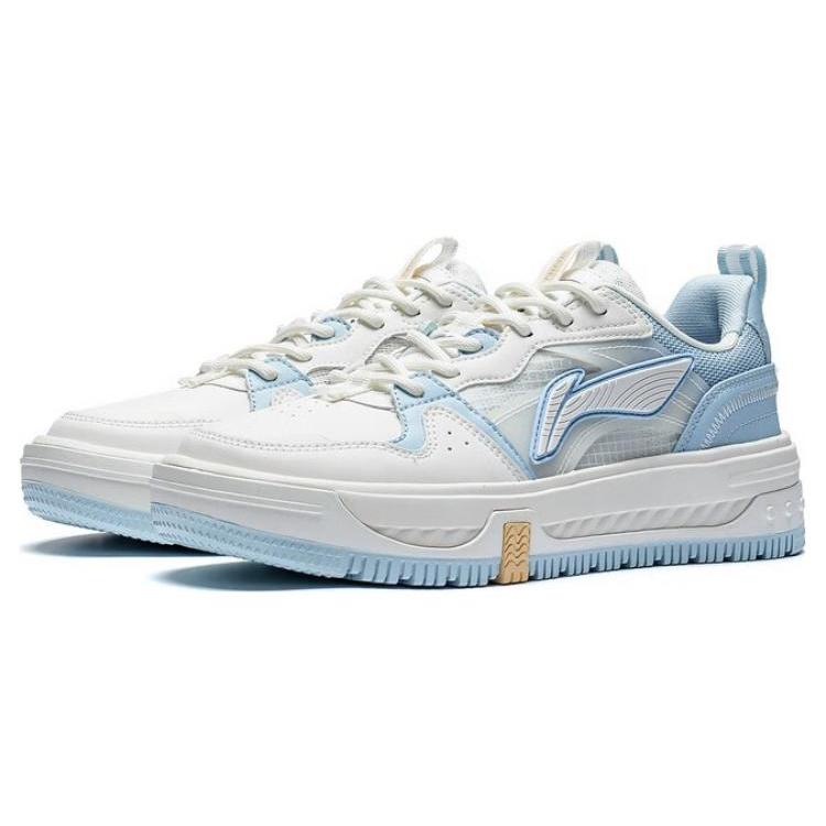 Li Ning Textile, Synthetic Leather Slip Resistant, Abrasion Resistant, Height Increasing Low Top Skateboard Shoes AGCT144-1