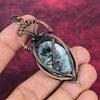 Seraphinite Pendant Handmade Copper Wire Wrapped Pendant Natural Gemstone Jewelry