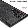 KEYSION Stoßfeste Hülle für Samsung S22 Ultra 5G S22+ Plus S21 FE Lederstruktur Silikon Handyhülle für Galaxy Note 20 Ultra