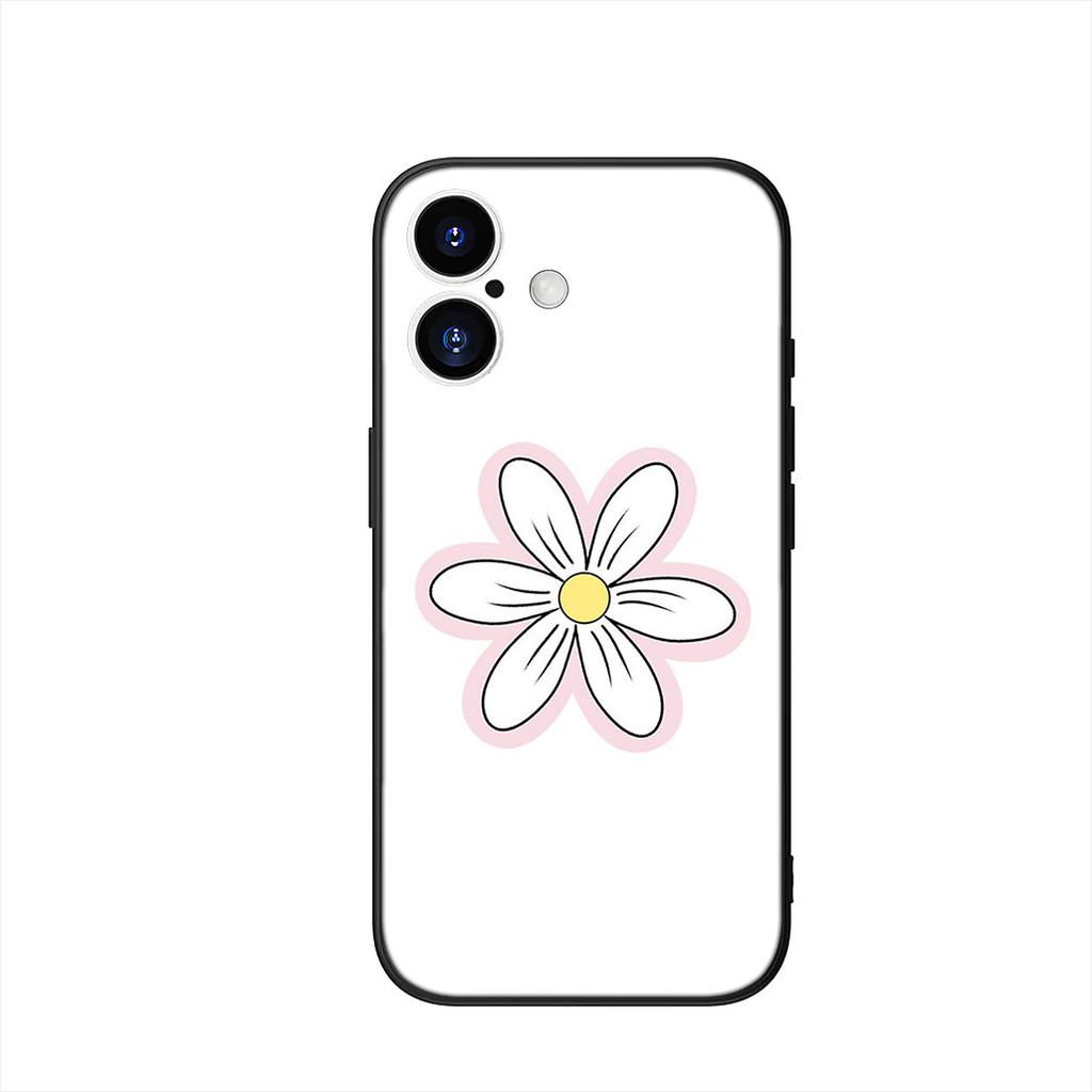 Phone Cover for Apple iPhone 16 15 14 Plus 13 12 Mini 17 Pro Max + 16E Air 16+ ProMax Case Fashion Fresh Little Daisy Flower