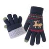 Fleece Lining Winter Gloves Thickened Knitted Gloves Fashion Warm Gloves  Women Men